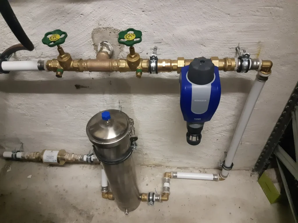 Evodrop Hausfilter und UMH Wasserbelebung in Kottingbrunn, eingebaut von Wassertechnik Unger