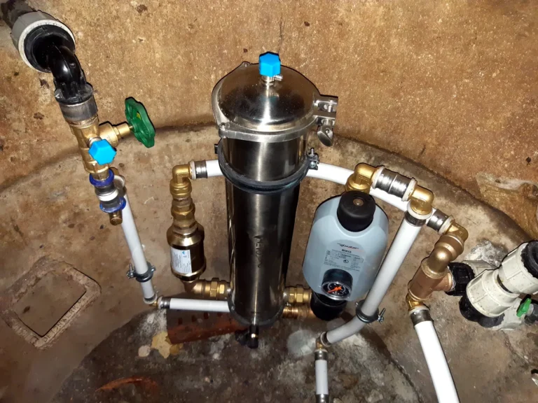 Evodrop Hausfilter und UMH Wasserbelebung in Münchendorf, eingebaut von Wassertechnik Unger