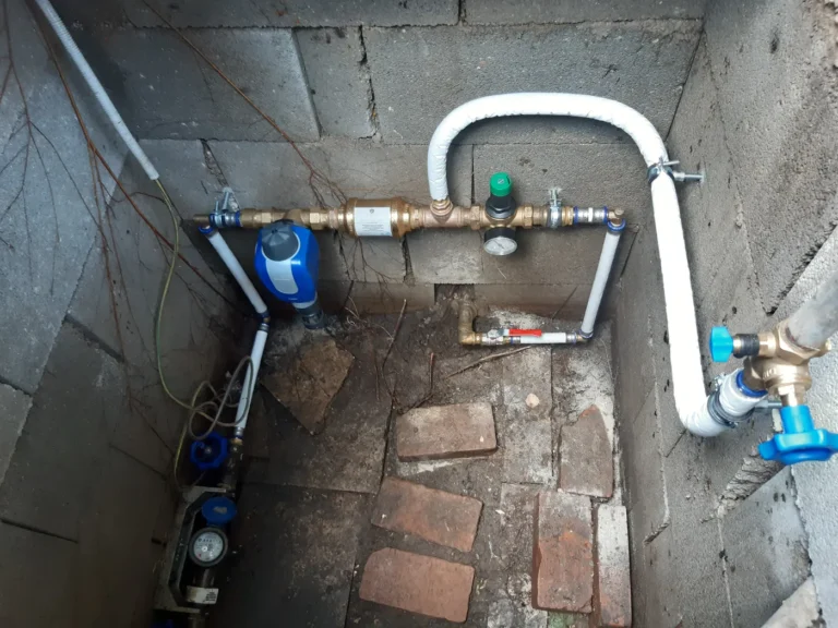 UMH Wasserbelebung an der Hauptleitung in Kottingbrunn, eingebaut von Wassertechnik Unger