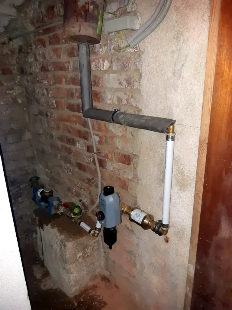 UMH Wasserbelebung an der Hauptleitung in Wien Meidling, eingebaut von Wassertechnik Unger